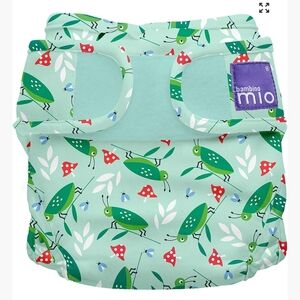 NIP Bambino Mio Miosoft Size 1 nappy cover, cloth diaper cover Happy Hopper